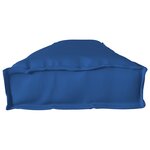 vidaXL Coussins de Palettes pour Banc 2 Pièces Bleu Royal 200x40x8 cm Tissu Oxford