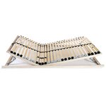 vidaXL Sommier à lattes avec 28 lattes 7 zones 70 x 200 cm