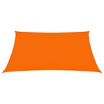 Vidaxl voile de parasol tissu oxford rectangulaire 5x6 m orange
