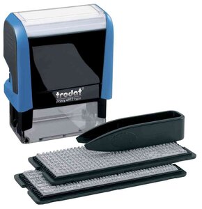 Kit timbre à encrage automatique Typo Printy 4912 TRODAT