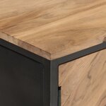 vidaXL Buffet 120x30x75 cm Bois d'acacia solide