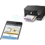 Imprimante multifonction 3-en-1 epson ecotank et-2821 jet d'encre a4 couleur wi-fi c11cj66405