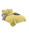 Parure de lit jaune TRENDY 240 x 220 cm