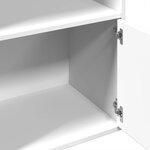vidaXL Bibliothèque blanc 100x36x189 cm bois d'ingénierie