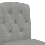 vidaXL Chaises de bar lot de 2 bois massif d'hévéa et tissu