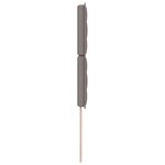 vidaXL Tête de lit Design Lignes Taupe 80 cm en Tissu