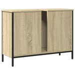vidaXL Armoire lavabo de salle de bain chêne sonoma 80x30x60 cm