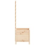 vidaXL Jardinière avec support 39x39 5x114 cm bois de pin massif