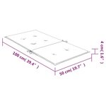 vidaXL Coussins de chaise à dossier bas lot de 6 rose tissu