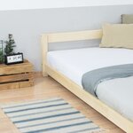 Lit double scandinave en bois COMFY 200 x 200