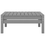 Salon de jardin meuble d'extérieur ensemble de mobilier 5 pièces gris bois de pin massif 02_0016588