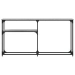 vidaXL Table console sonoma gris 145x22 5x75 cm bois d'ingénierie