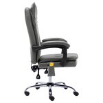 Chaise fauteuil siège de bureau informatique étude de massage anthracite similicuir anthracite 02_0024003