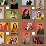 vidaXL Collage de cadres photo de photo 24x(13x18 cm) Marron clair MDF