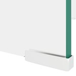 vidaXL Meuble TV/pour moniteur 70x30x13 cm verre transparent