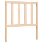 vidaXL Cadre de lit sans matelas bois de pin massif