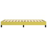 vidaXL Cadre de lit Vert 100 x 200 cm Tissu