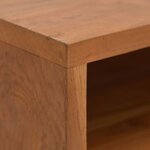 vidaXL Meuble TV 110x30x40 cm Bois de teck massif