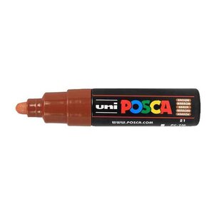 Marqueur pointe large conique PC7M M Marron POSCA