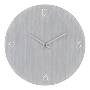 Horloge murale Ravenna gris clair mouvement silencieux Ø 40