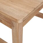 vidaXL Chaises à manger lot de 6 bois d'acacia massif