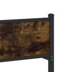 vidaXL Cadre de lit métal avec tête de lit et pied de lit 137x190 cm