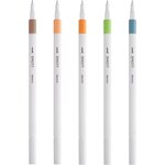 Feutre emott  set de 5 'natural colors' uni-ball