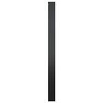 vidaXL Miroir mural Noir 40 cm