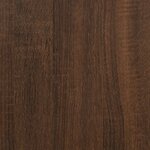 vidaXL Meuble TV Chêne marron 80x40x50 cm Bois d'ingénierie