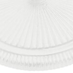 vidaXL Socle de parasol Blanc 45x45x30 cm Fonte