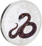 Pièce de monnaie en Argent 2 Dollars g 31.1 (1 oz) Millésime 2025 YEAR OF THE SNAKE