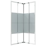 vidaXL Cabine de douche ESG 80x70x180 cm