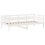 vidaXL Ensemble de lit de jour et de banc et toit 90x200 cm pin massif