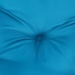 vidaXL Coussin de palette bleu 50x50x12 cm tissu