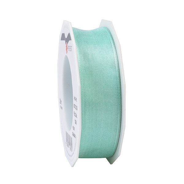 Organza four seasons 25-m-rouleau 25 mm glauque laitonné