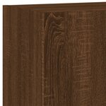vidaXL Unités murales TV 6 Pièces chêne marron bois d'ingénierie