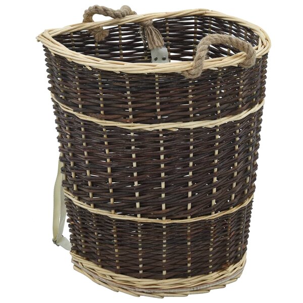 vidaXL Sac à dos bois de chauffage sangles de transport 44 5x37x50 cm