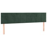 vidaXL Cadre de lit sans matelas vert foncé 120x190 cm velours