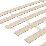 vidaXL Sommiers à lattes avec 34 lattes 2 Pièces 70x200 cm