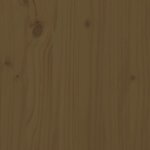 vidaXL Bureau Marron miel 110x53x117 cm Bois massif de pin