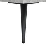 vidaXL Buffet gris béton 69 5x34x90 cm bois d'ingénierie