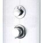 vidaXL Panneau de douche 25x43x110 cm Argenté