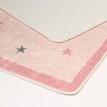 Tapis enfant MONGOLFIERE 120 x 160 cm - Rose
