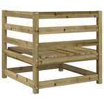vidaXL Salon de jardin 12 Pièces bois de pin imprégné