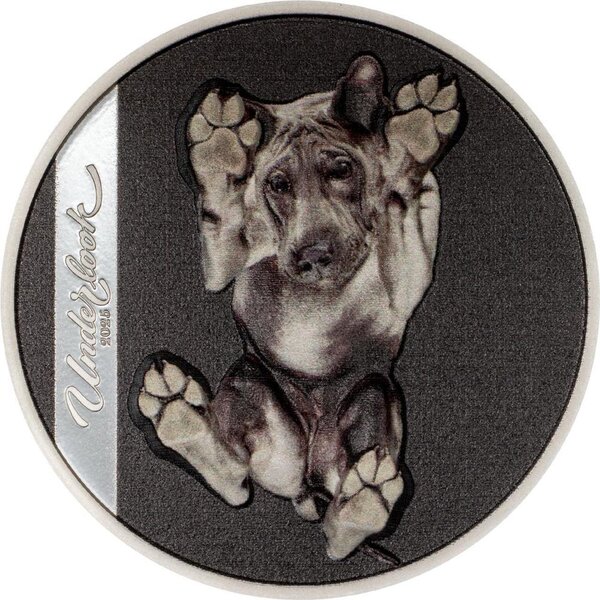 Pièce de monnaie en Argent 5 Dollars g 31.1 (1 oz) Millésime 2025 Underlook UNDER DOG