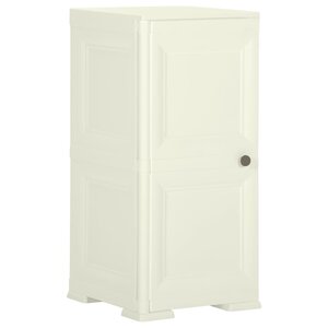 vidaXL Armoire plastique 40x43x85 5 cm design bois glace à la vanille