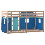 vidaXL Lit superposé sans matelas 90x190 cm bois de pin massif