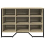 vidaXL Armoire à chaussures chêne sonoma 90x38x61 5 cm bois ingénierie