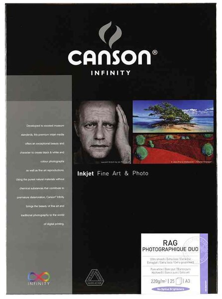 INFINITY Papier photo 'Rag Photographique Duo', A4 CANSON