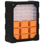 vidaXL Organisateur multi-tiroirs avec 39 tiroirs 38x16x47 cm